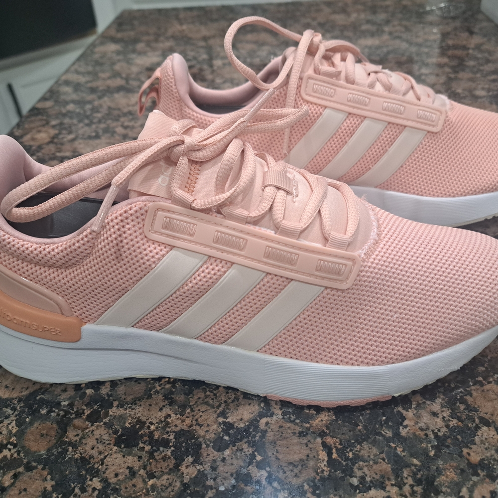Adidas Primegreen Athletic Running Shoes Racer TR21 Pale Pink